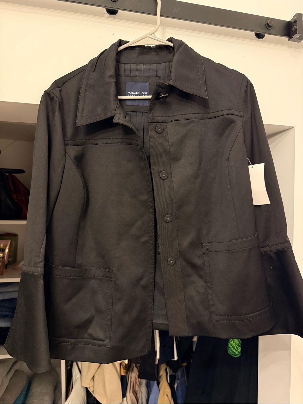 Magaschoni Black Women's Structured Jacket